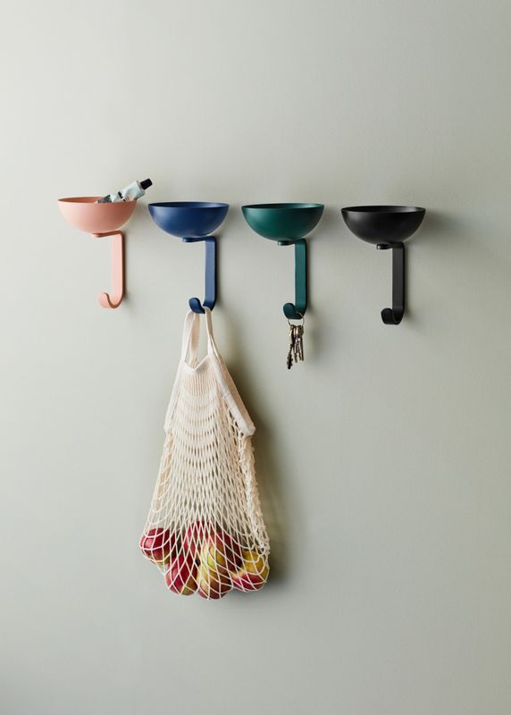 Northern Nest Wall Hook Dark Green, Mørkegrønn knagg