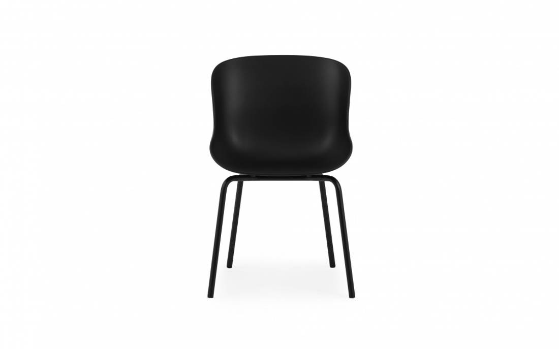 Normann Copenhagen Hyg Chair Steel Black, Svart spisestol stol