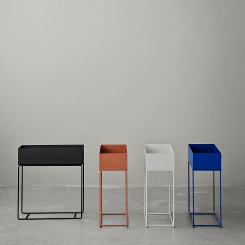 Ferm Living Plant Box Black, Svart Plantekasse