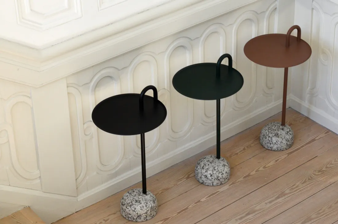 Hay Bowler Tile red Side Table, Sidebord Rød