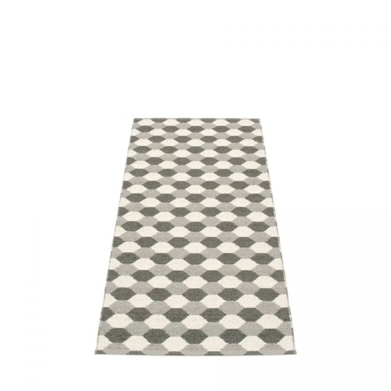 Pappelina Dana Gulvløper 70x160 Warm Grey/Charcoal/Vanilla
