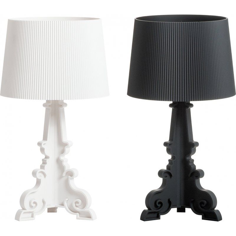Kartell Bourgie Lampe, White matt Bordlampe