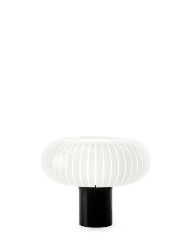 Kartell Teresa Lamp, White Black Bordlampe Hvit Svart