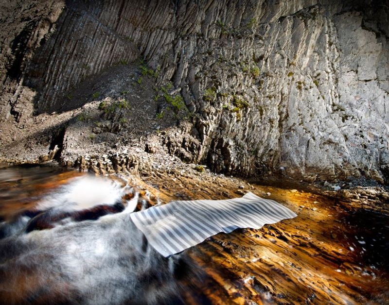 Pappelina Duo Gulvløper 85x160 Charcoal/Vanilla