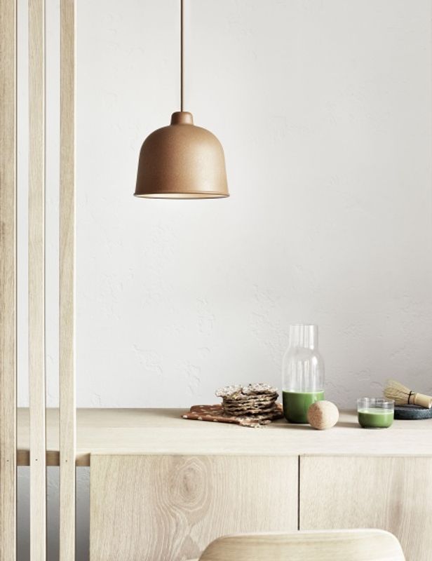 Muuto GRAIN Pendant Lamp Nature, Brun Taklampe Pendel