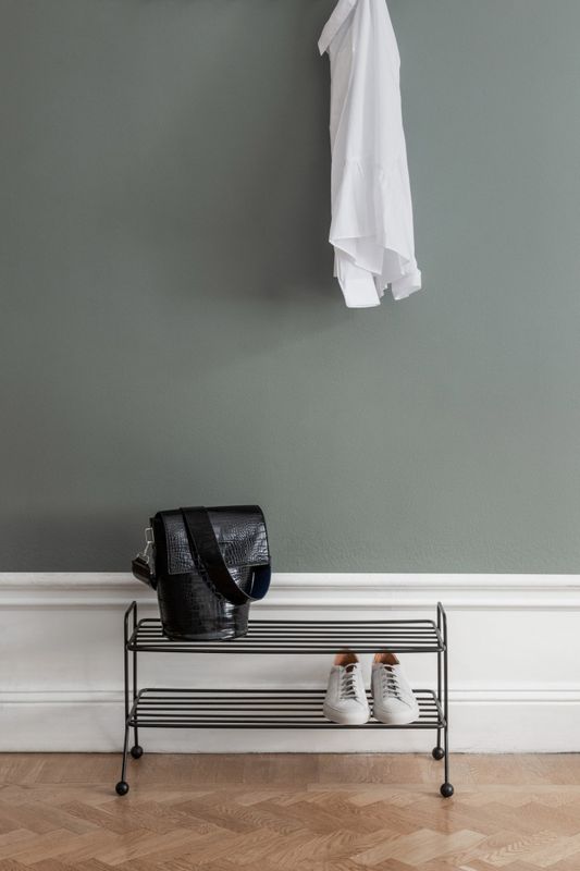 maze, Bill Shoe Shelf, Black, Svart Skohylle