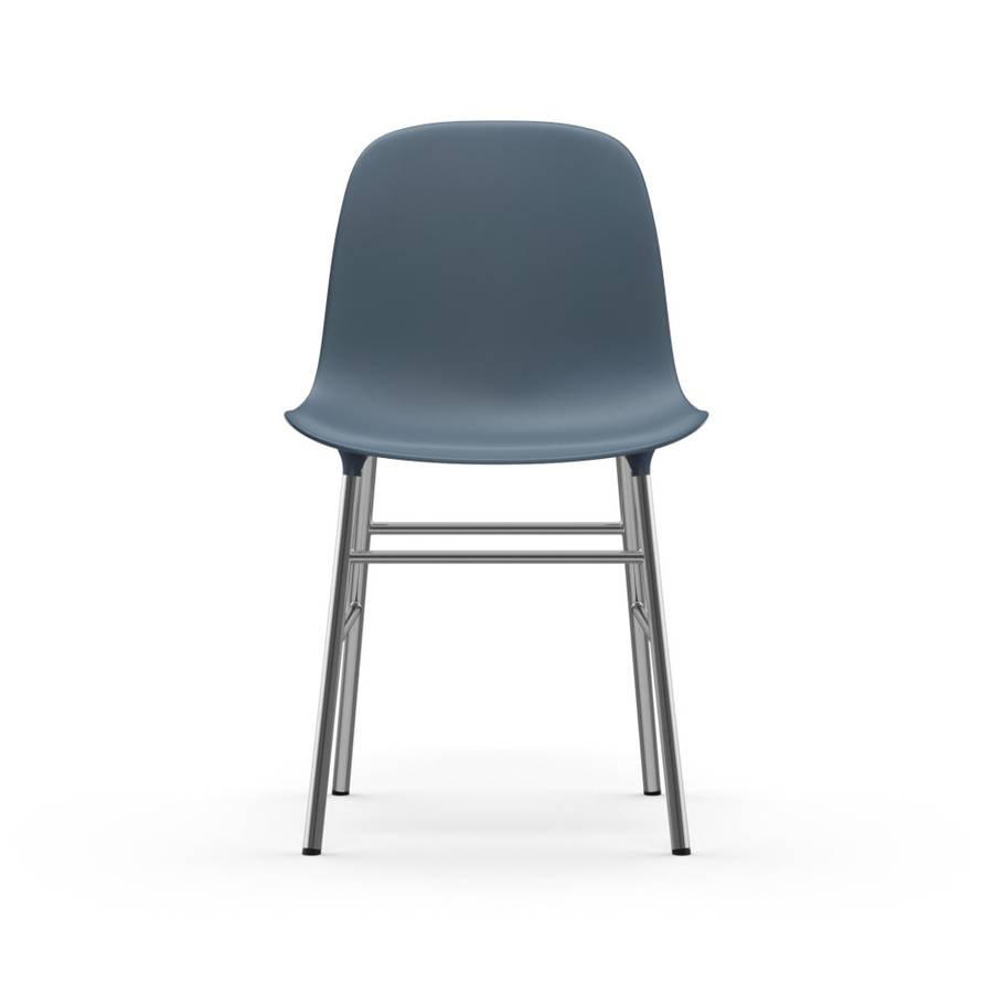 Normann Copenhagen Form ChairChrome Blue, Bl Spisestol stol