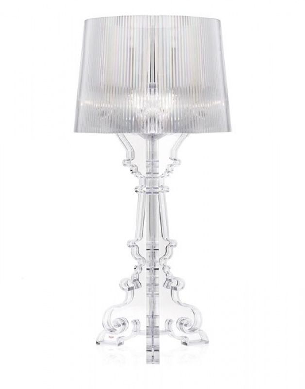 Kartell Bourgie Lampe, Crystal, Bordlampe