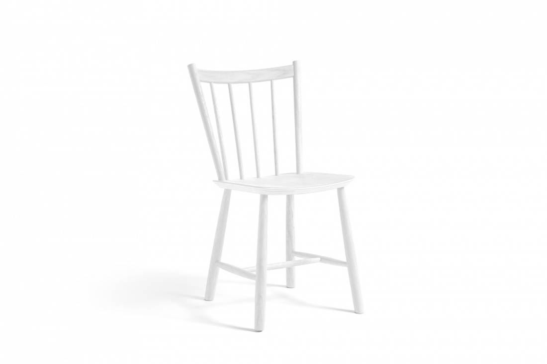 Hay J-series J41 Chair White, Hvit Spisestol Pinnestol