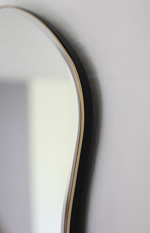 Ferm Living Pond mirror Brass, Large Messing Speil