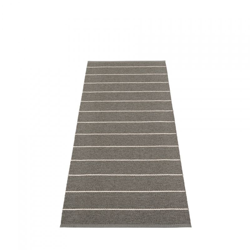 Pappelina Carl Gulvløper 70x180 Black/Charcoal