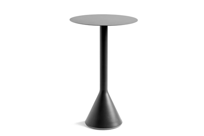 HAY Palissade Cone Table Ø 60 H 105 Anthracite Utebord bord