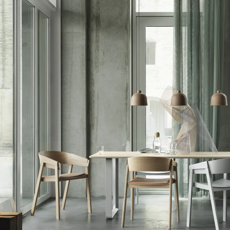 Muuto Cover Armchair Oak, Eik spisestol Stol