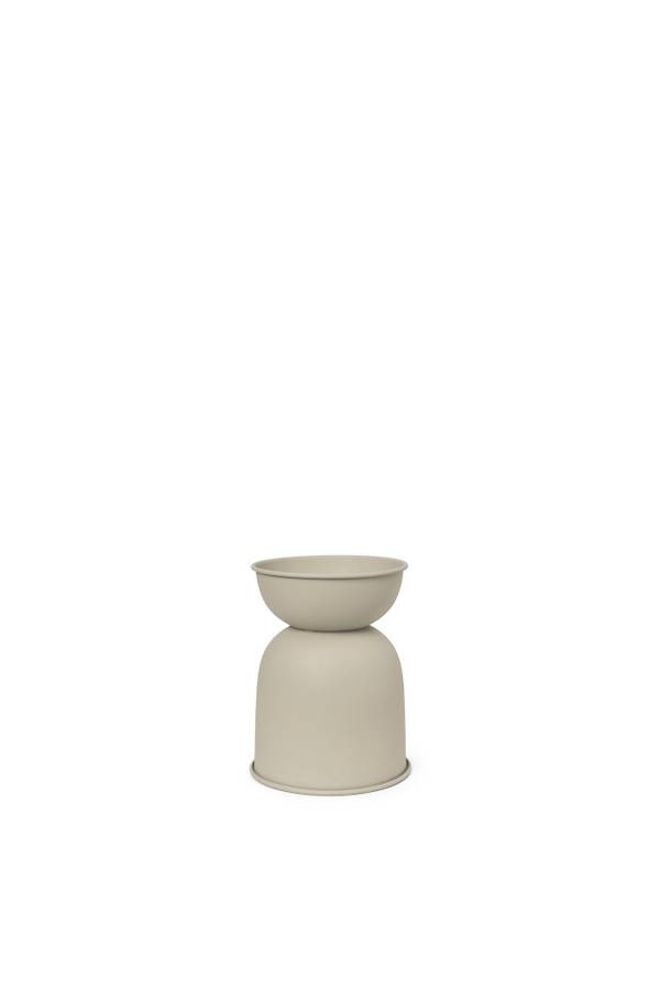 Ferm Living Hourglass Pot, XS  H 30 cm  21 cm Cashmere Kasjmir