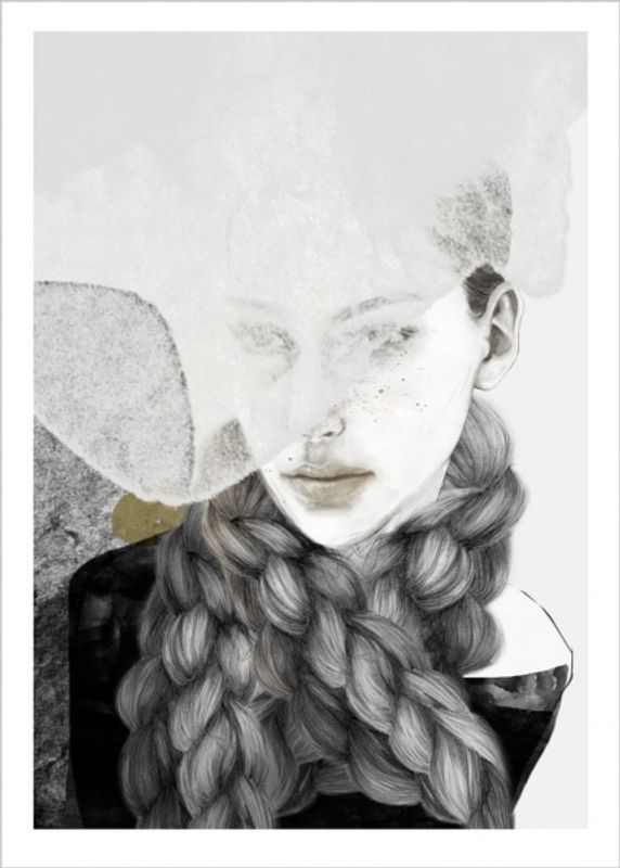 Anna Bülow, Braids Limited Edition 30x40