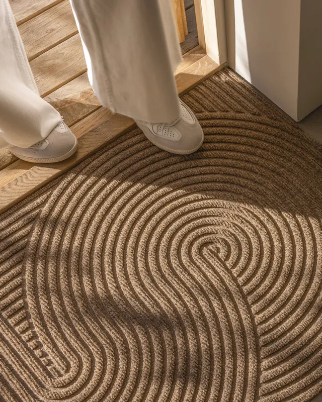 HEYMAT+  60 x 90 cm Sand Outdoor Door Mat Utendørs dørmatte