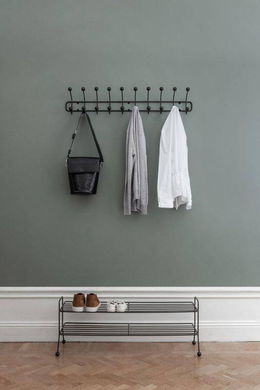 maze, Bill Shoe Shelf Large Black, Svart Skohylle
