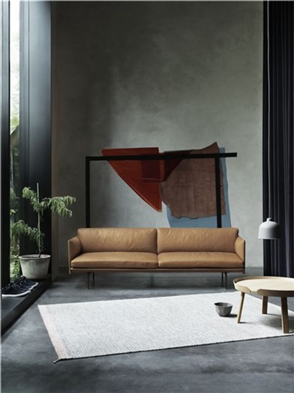 Muuto Ply Rug 85 x 140 Off White Teppe