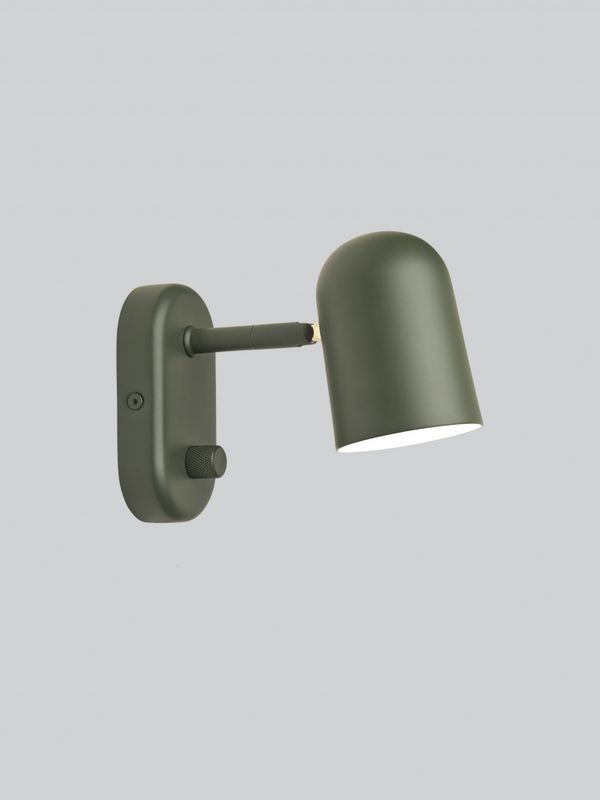 Northern Buddy Wall Lamp Dark Green, Grønn vegglampe