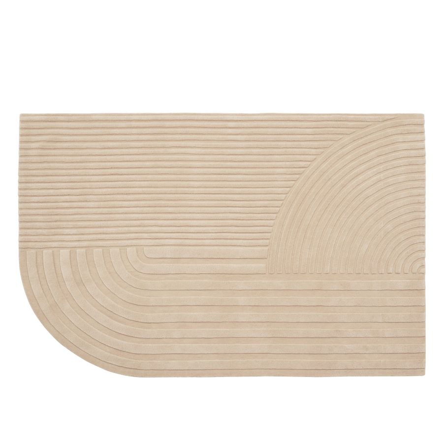 Muuto Relevo Rug 200 x 300 Light Rose teppe Lyserosa