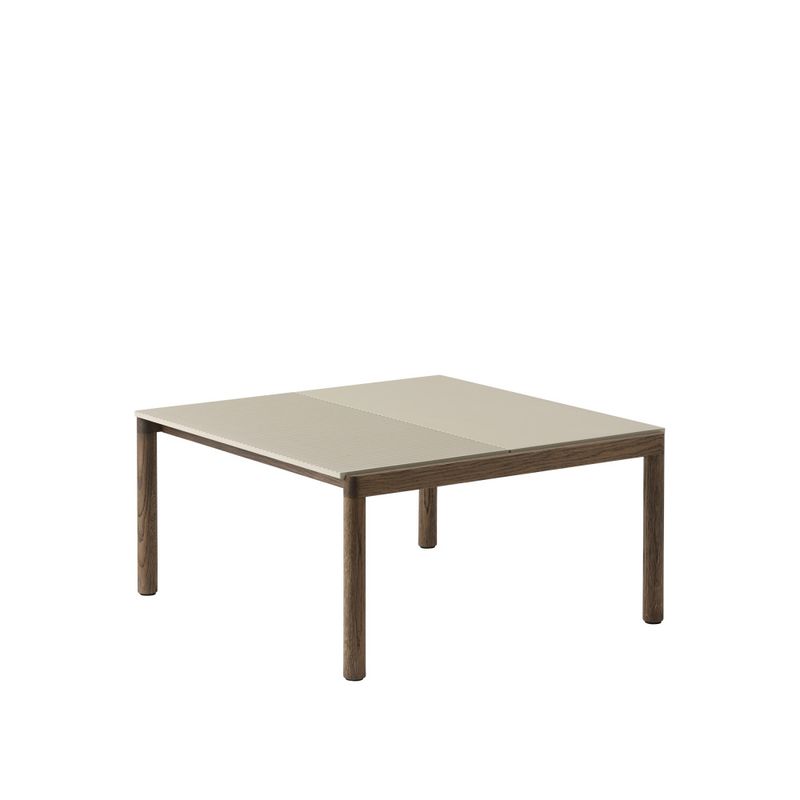 Muuto Couple 2 TILE 80 x 84 x 40 coffee table 1Plain 1Wavy Sand