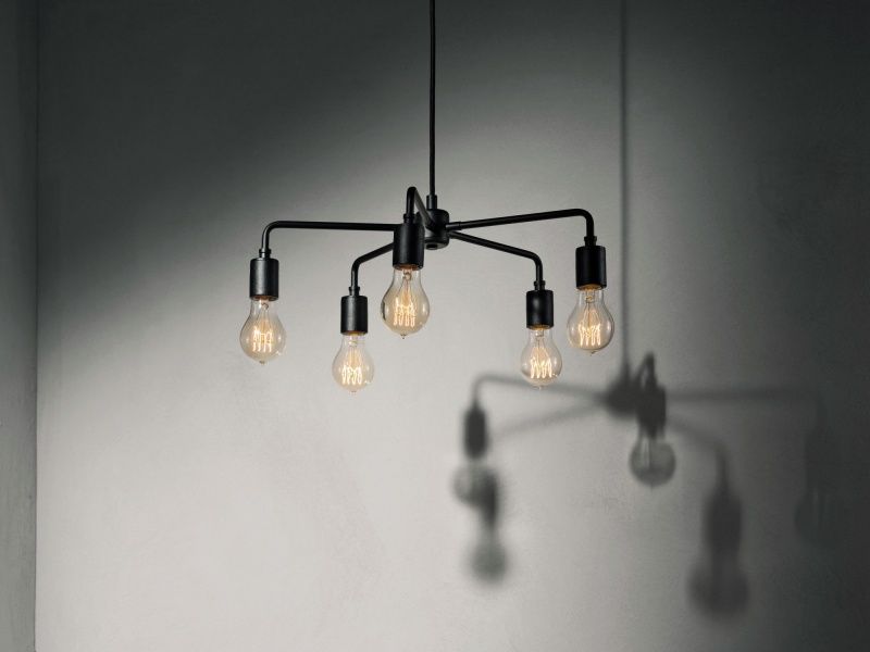 Audo Leonard Chandelier Black Taklampe Pendel