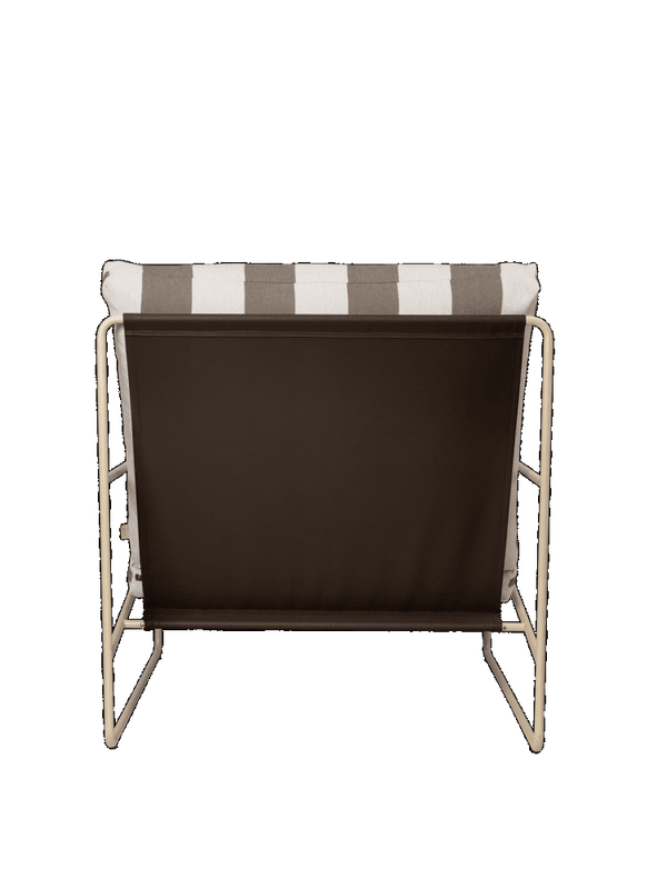 Ferm Living Desert Sofa 3 + 2 + 1 sittegruppe Stripe Cashmere Chocolate Utesofa
