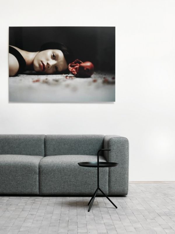 HAY DLM Table Black Ø 38cm Svart bord