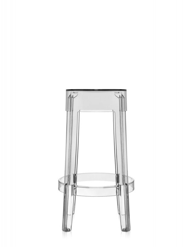 Kartell Charles Ghost Stool barkrakk 65cm, Crystal