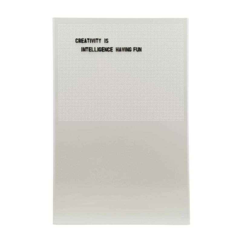 Monograph bokstaver til Grid Oppslagstavle, black