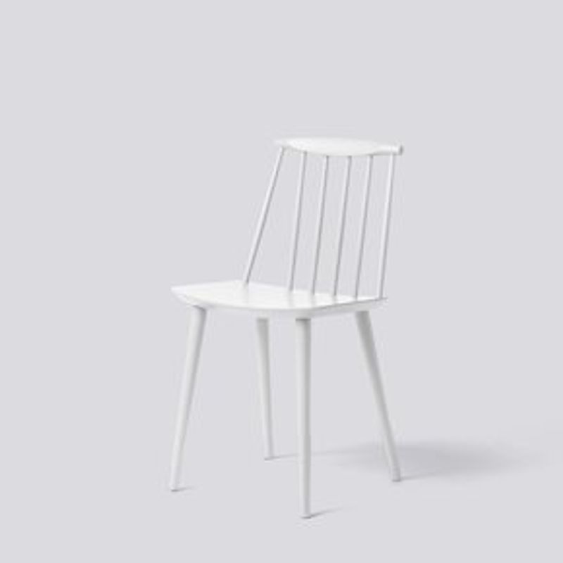 Hay J-series J77 Chair White hvit beech Spisestol Pinnestol
