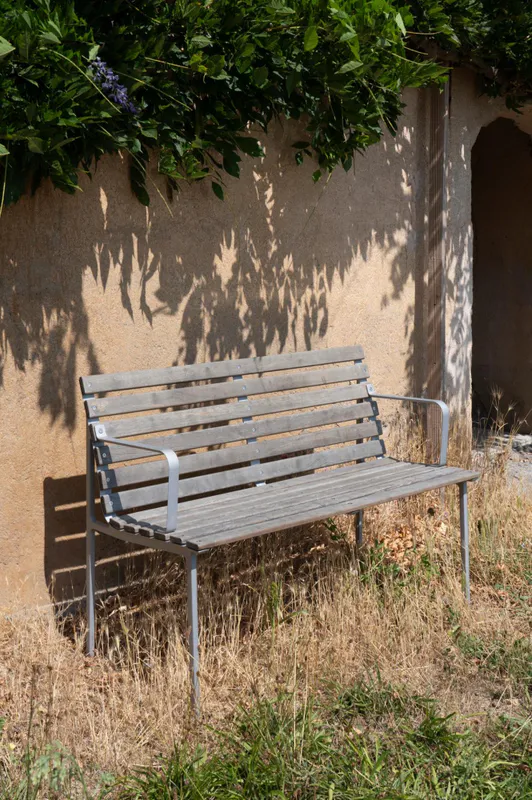 HAY Traverse Dining Bench w arm Heat treated oiled ash, Ask Benk utebenk spisebenk med armlener