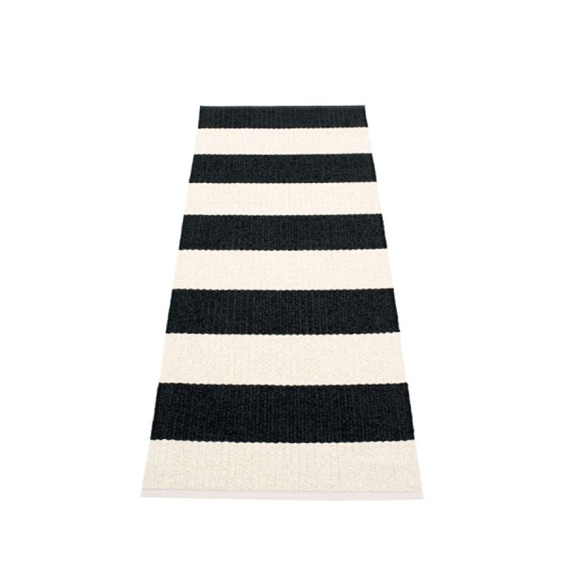 Pappelina Bob Gulvløper 70x200 Black/Vanilla