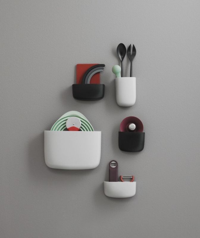 Normann Cph Pocket Organizer str 1 svart vegg oppbevaring