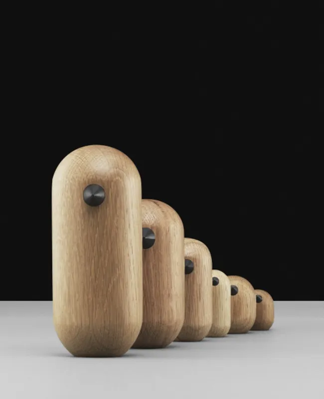 Normann Copenhagen Little Bird 13,5 cm, Oak Eik