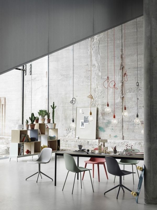 Muuto E27 Pendant Lamp Light Grey, Lys Grå Taklampe Pendel