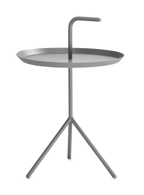 HAY DLM XL Table Grey Ø 48 cm Grå Sidebord bord