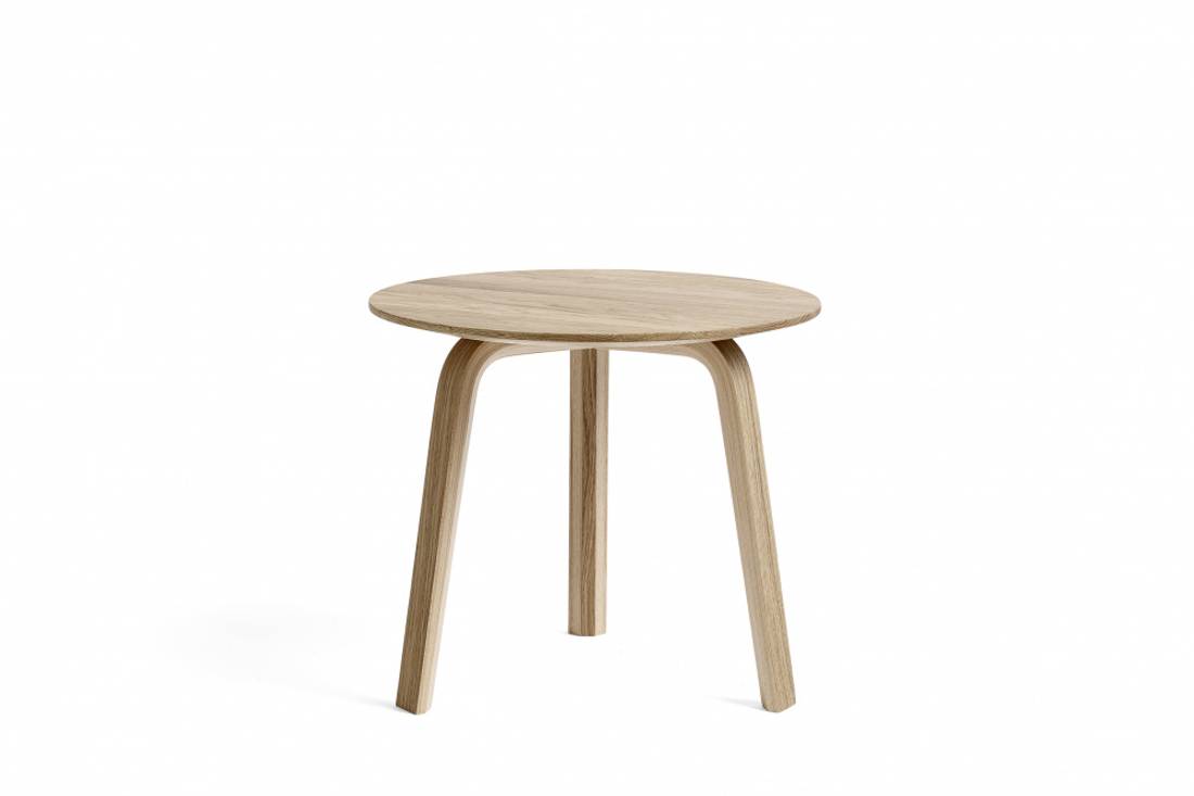Hay Bella Ø 45 H39 WB Lacquered Oak  Coffe Table, Stuebord