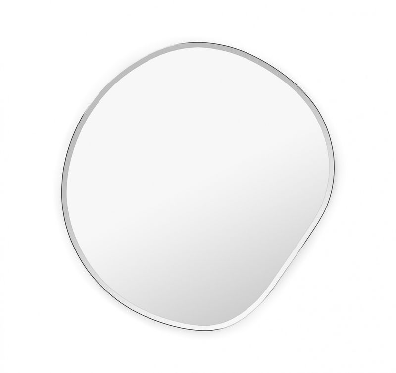 Ferm Living Pond mirror Dark Chrome, XL Krom Speil