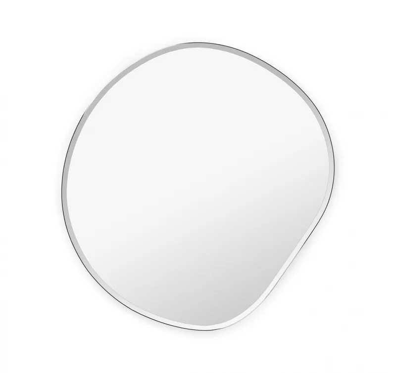 Ferm Living Pond mirror Dark Chrome, XL Krom Speil