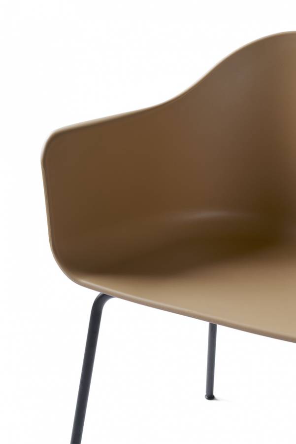 Audo Copenhagen Harbour Dining Chair, Black Steel base Spisestol
