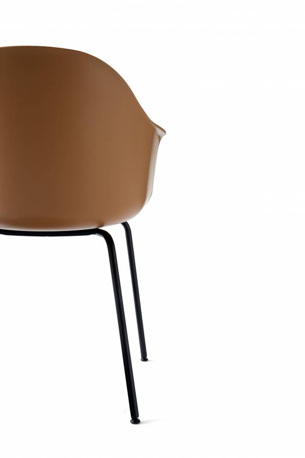 Audo Copenhagen Harbour Dining Chair, Black Steel base Spisestol