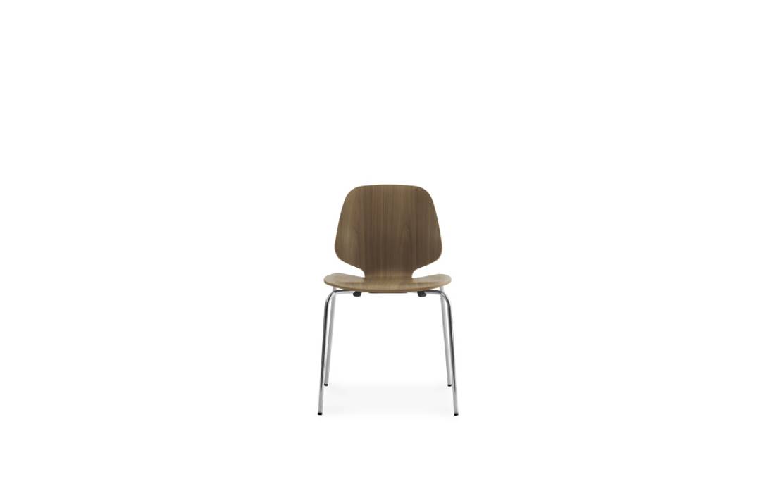 Normann Copenhagen My Chair Walnut Spisestol stol Chrome