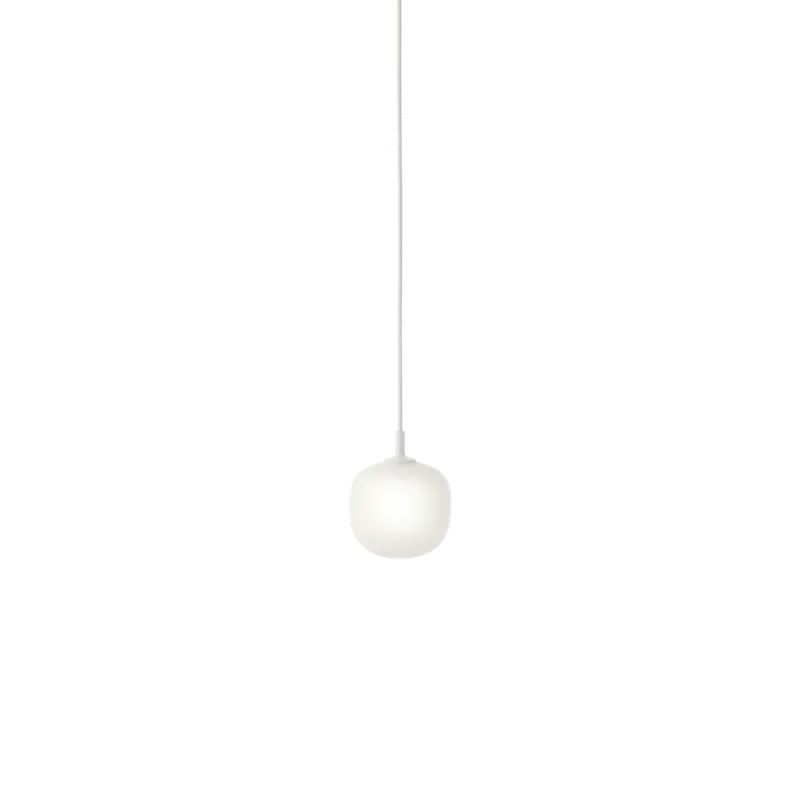 Muuto Rime Pendant Lamp Ø 12 cm White, Hvit Taklampe Pendel