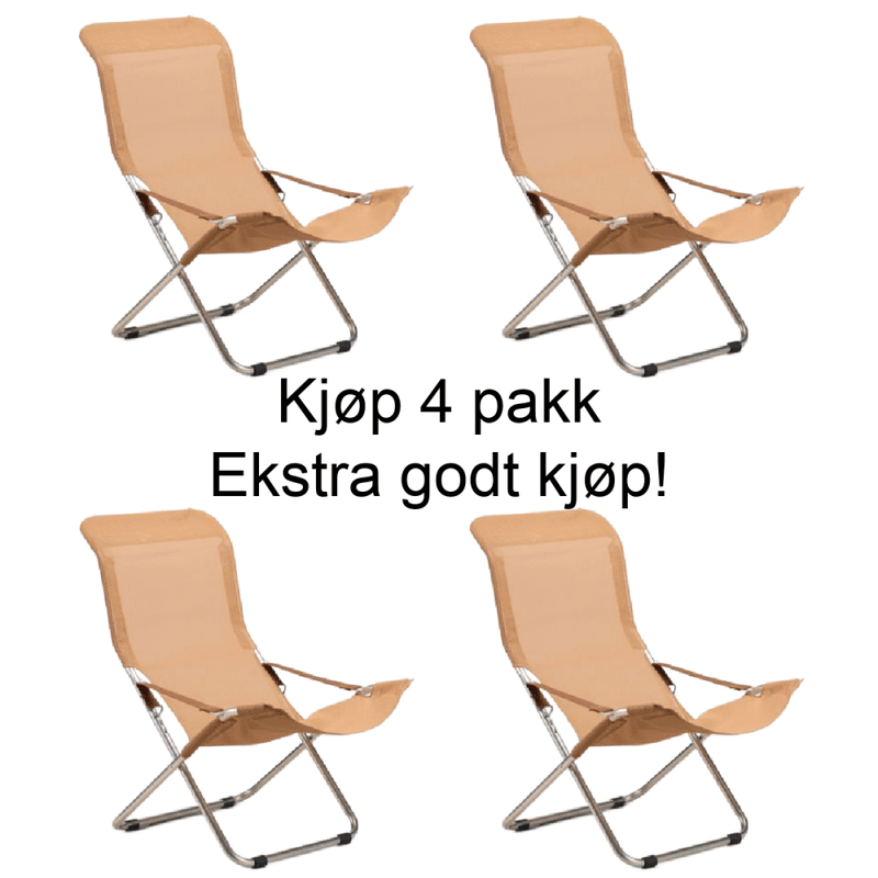 4 stk Fiam Fiesta Texfil solstol Kork
