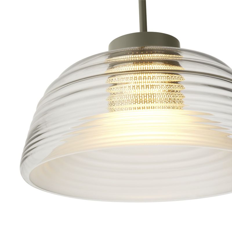 Muuto Two-Layer Pendant Lamp Ø 37 cm Olive Taklampe Pendel