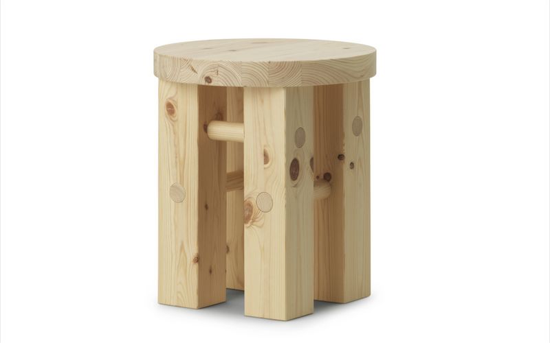 Normann Copenhagen Fyr stool, Pine