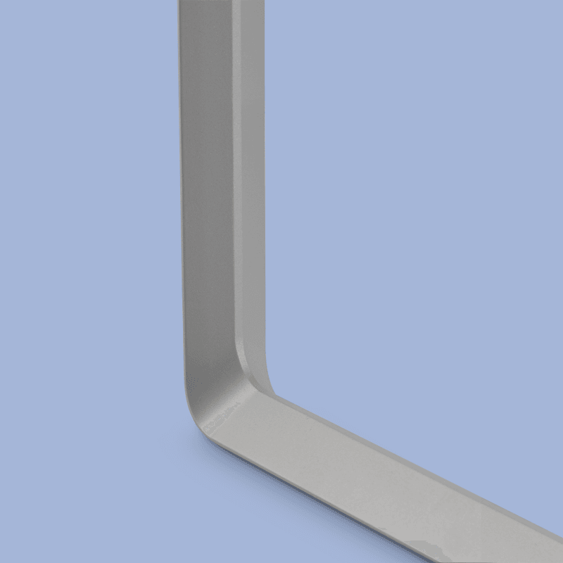 Muuto 70/70 table 225 cm Solid Smoked Oak Spisebord, Grey Base