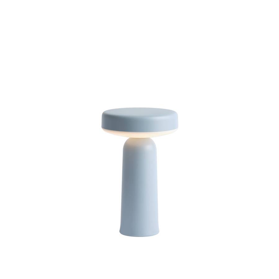 Muuto Ease Portable Lamp Light Blue, Lys Blå lampe utendørs