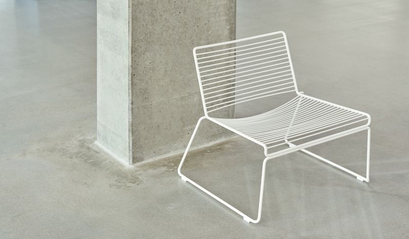 HAY Hee Lounge Chair White Stol